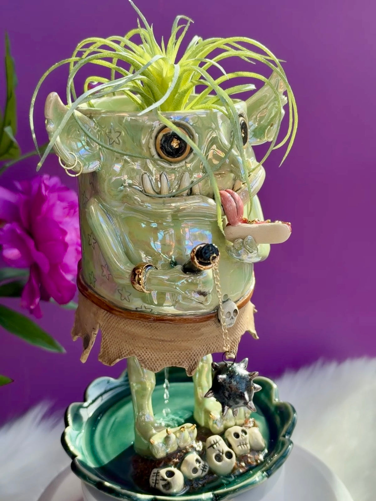Ticket for a chance to win Prince Piddlepot- the peeing goblin planter. Please read listing 💜