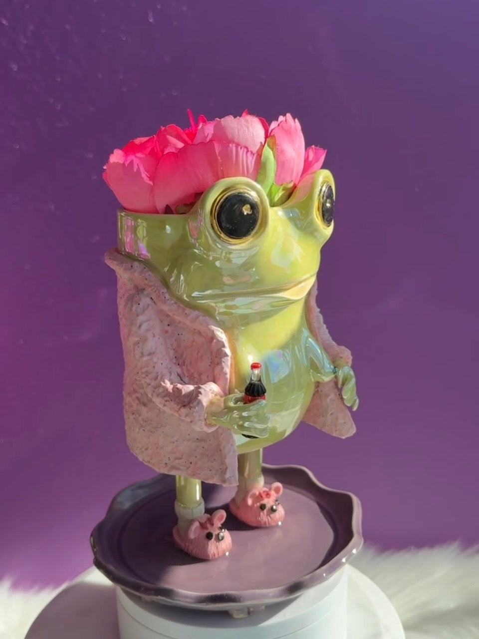 Ticket for a chance to win Stacie- the peeing frog planter.  Please read listing 💜