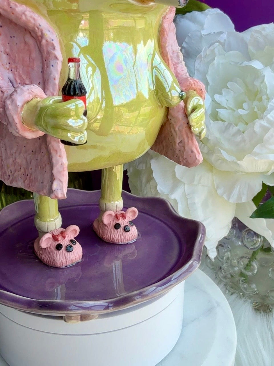 Ticket for a chance to win Stacie- the peeing frog planter.  Please read listing 💜