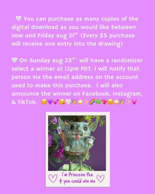 Faerie Goblin Digital Download - entry into Princess Pee Drawing: READ DESCRIPTION